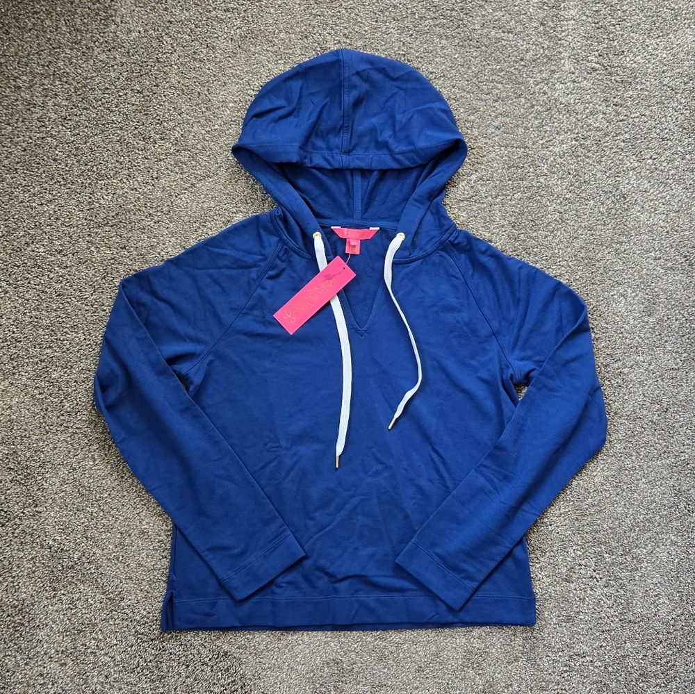 Lilly Pulitzer Kiawah Long Sleeve Hoodie NEW size small